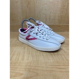 TRETORN Women's Nylite 39 Plus White Pink Designs SIZE 6